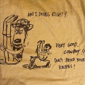 Limited edition  Pixar woody yoga T-shirt